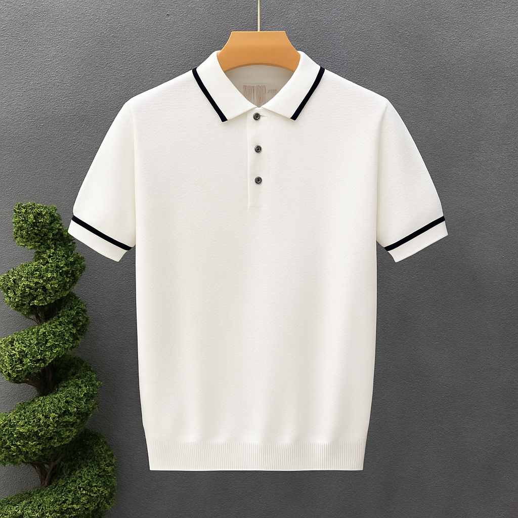 Men’s Lightweight Knitted Polo Shirt