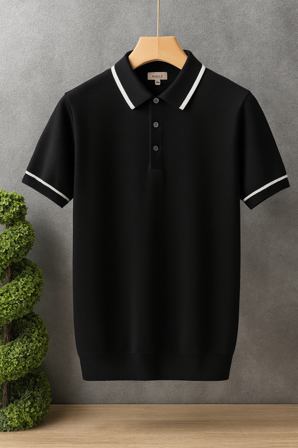Men’s Lightweight Knitted Polo Shirt