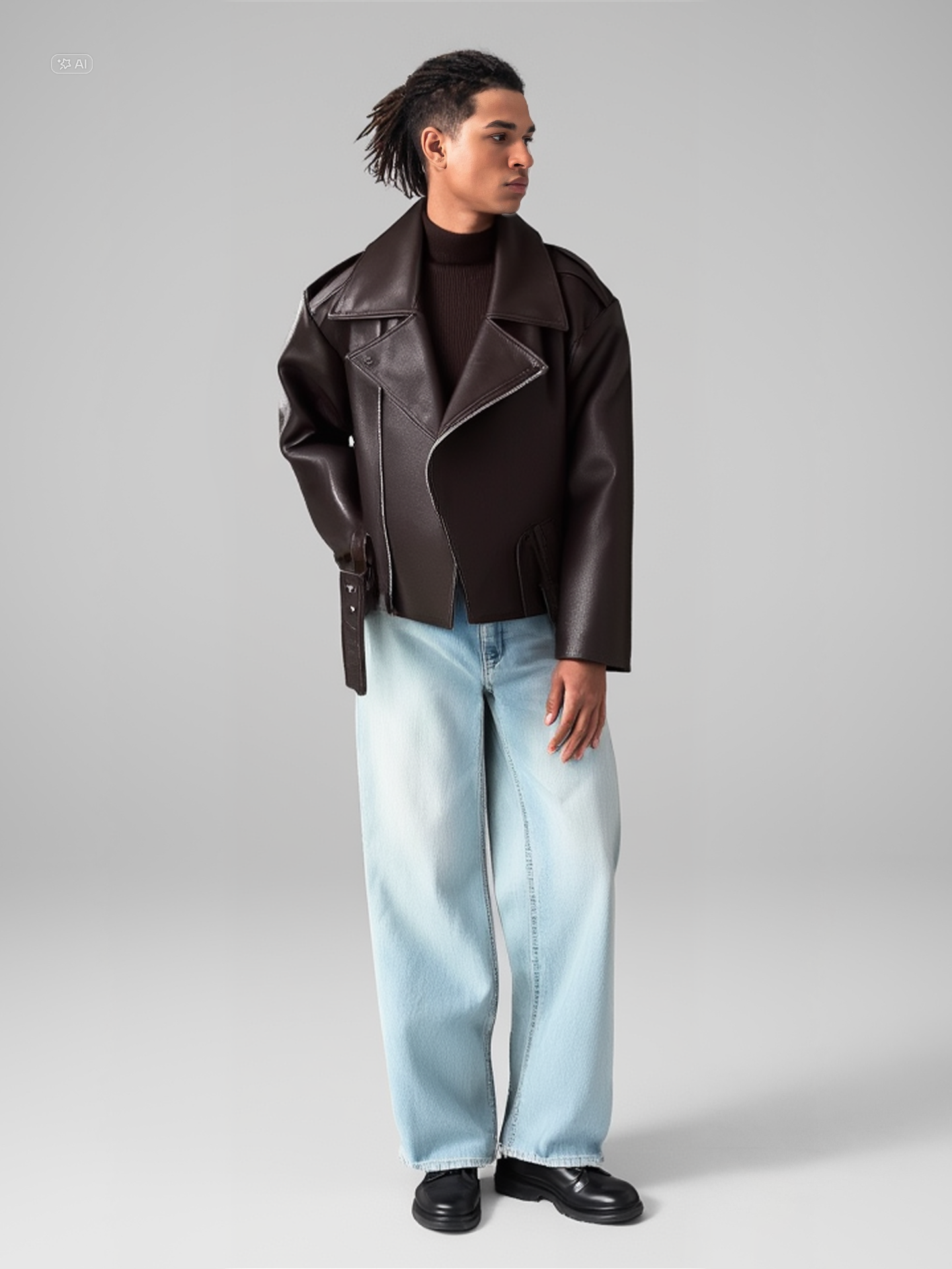 Dark Red Leather Jacket – Velin London™