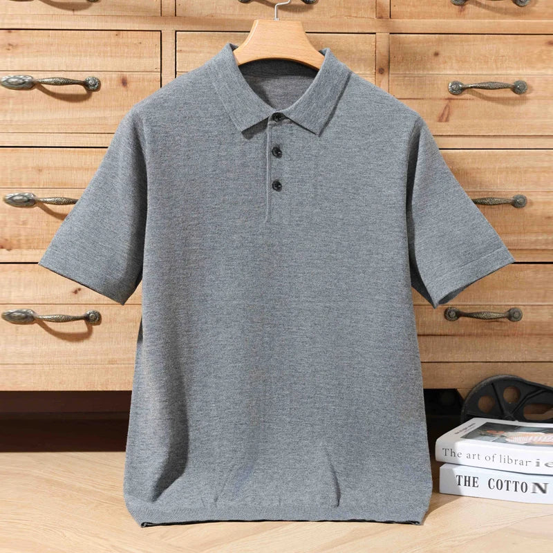 Men’s Wool Knit Business Tee