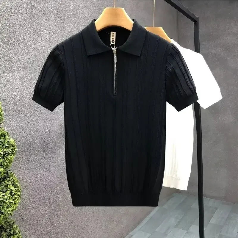 Premium Polo -Zip Old Monay