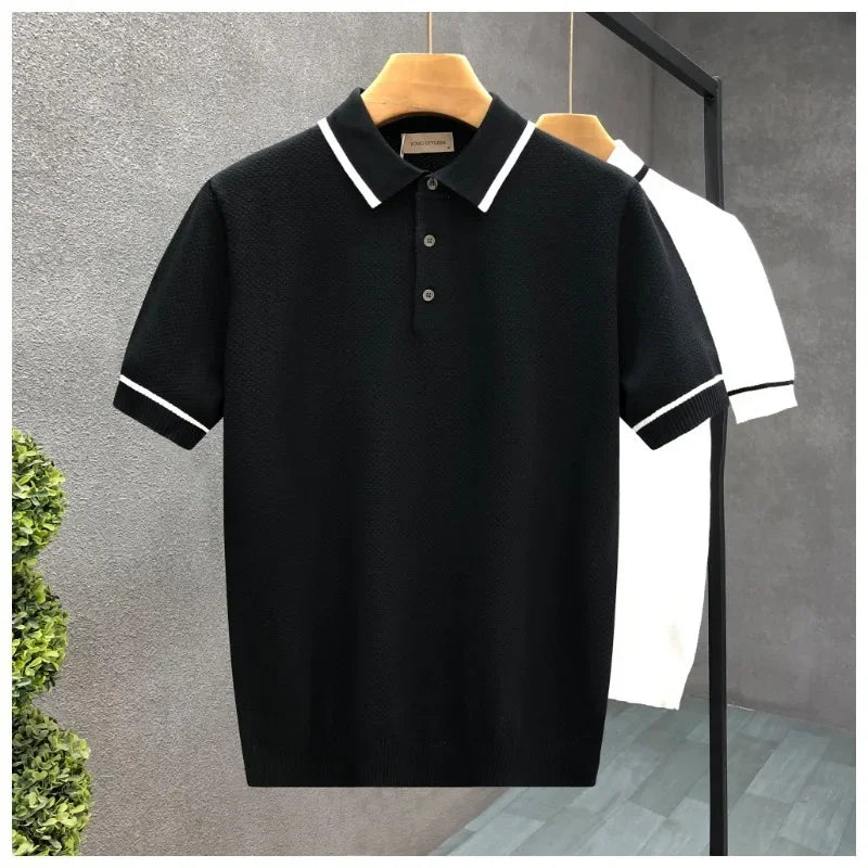 Men’s Lightweight Knitted Polo Shirt