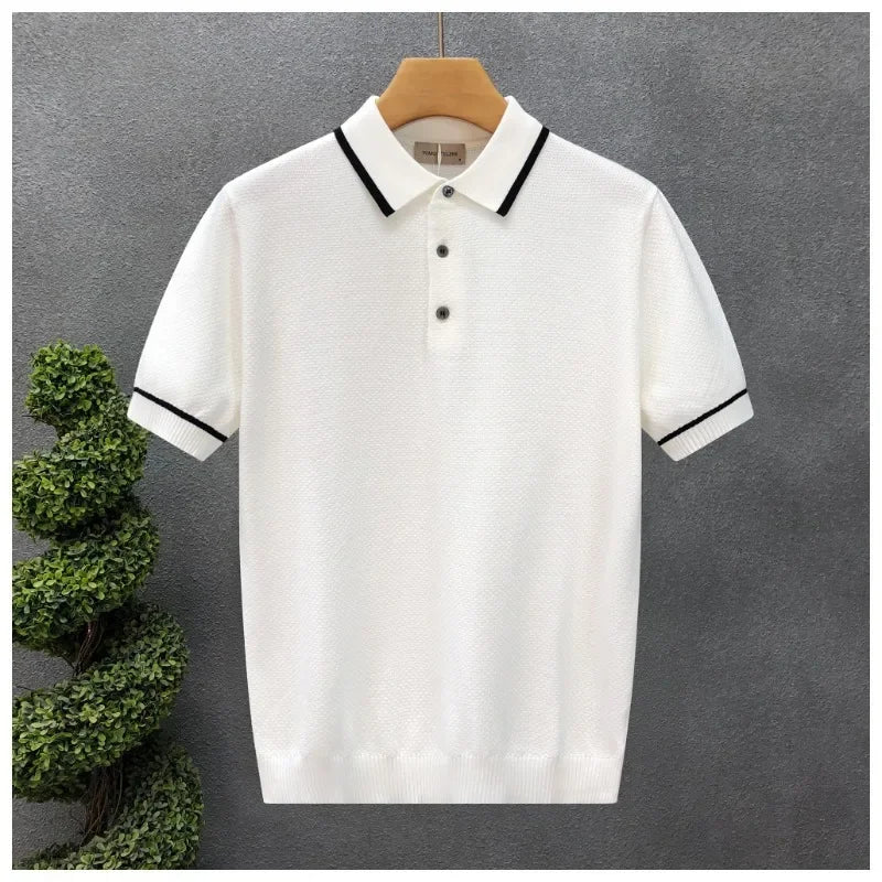 Men’s Lightweight Knitted Polo Shirt