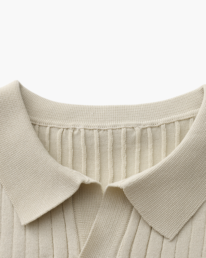 Premium Ribbed Polo-Old Monay