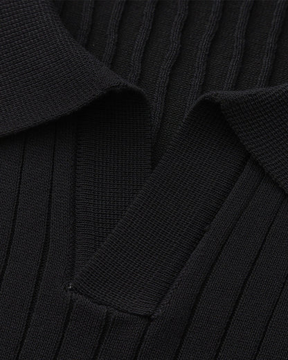Premium Ribbed Polo-Old Monay