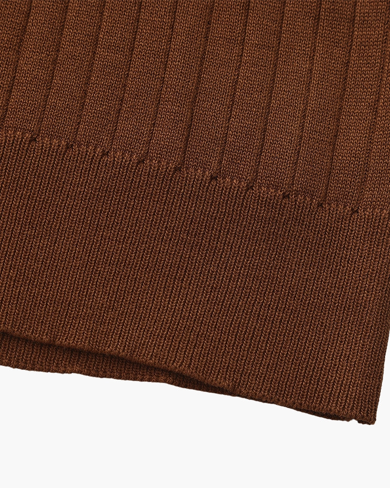 Premium Ribbed Polo-Old Monay