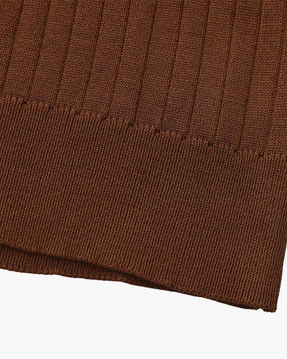 Premium Ribbed Polo-Old Monay