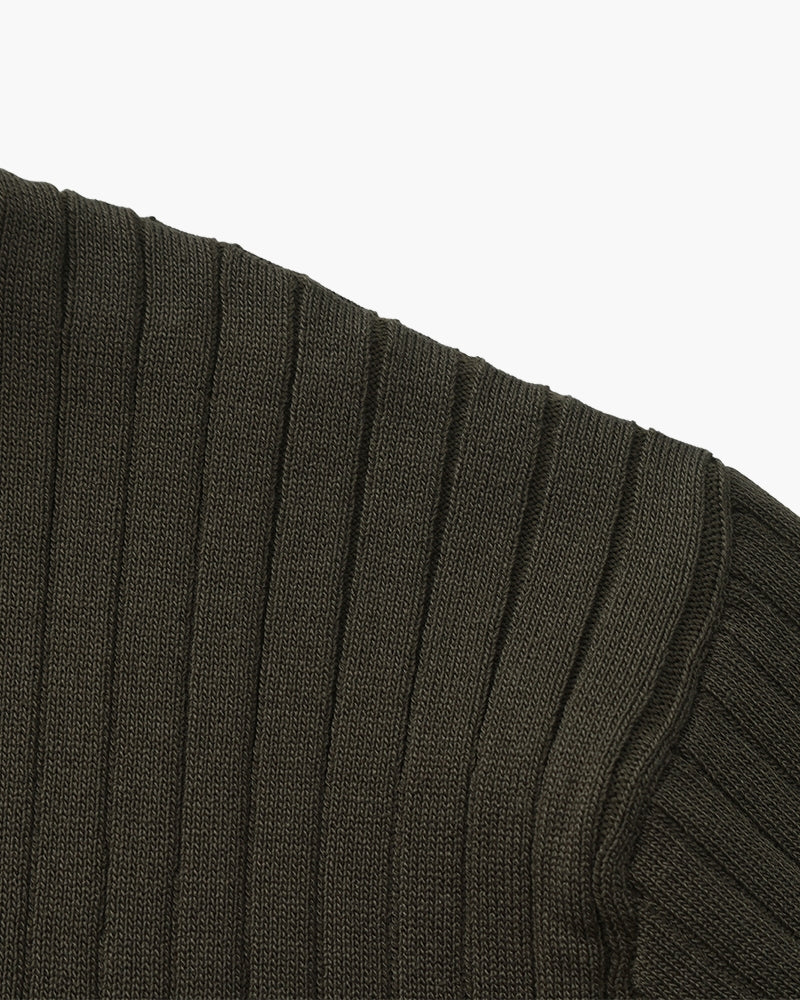 Premium Ribbed Polo-Old Monay