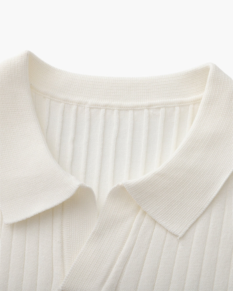 Premium Ribbed Polo-Old Monay