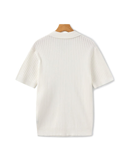 Premium Ribbed Polo-Old Monay