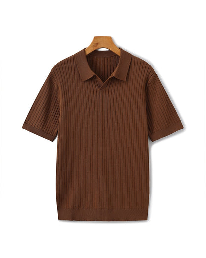 Premium Ribbed Polo-Old Monay