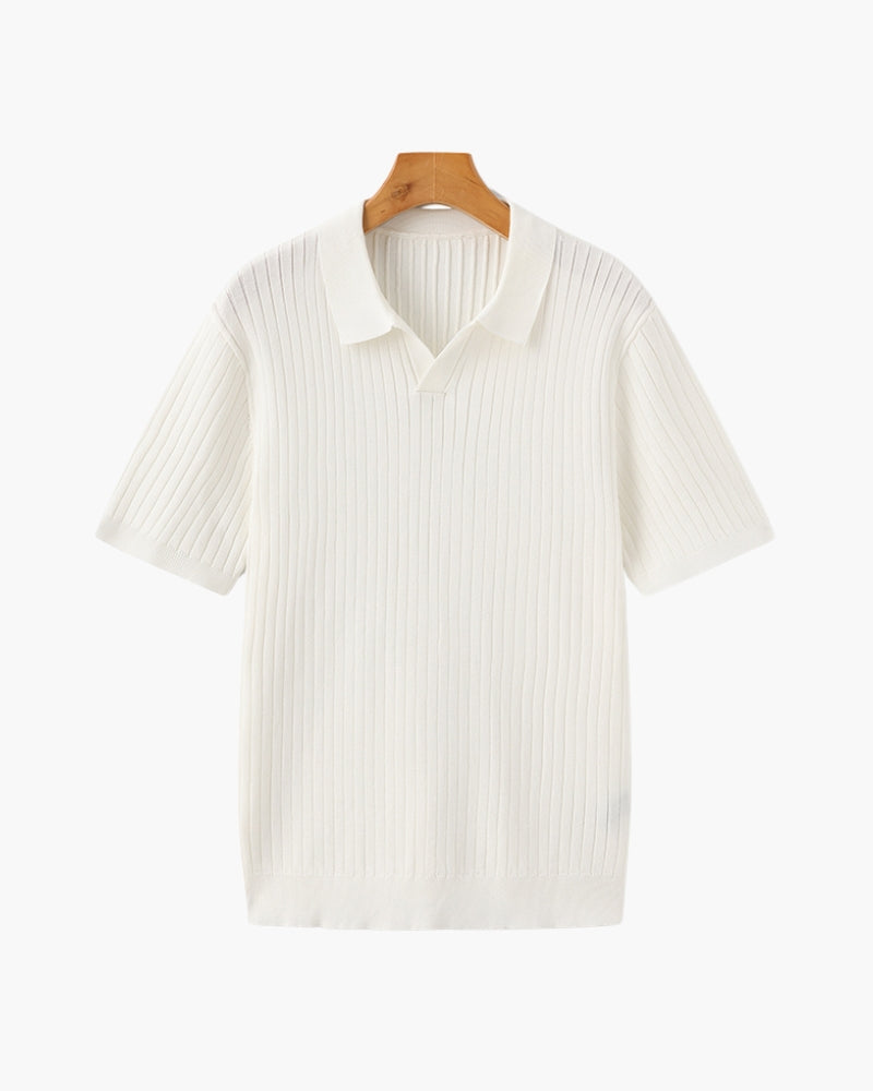 Premium Ribbed Polo-Old Monay