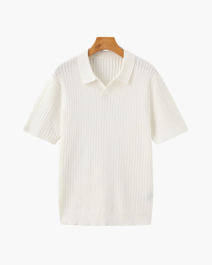 Premium Ribbed Polo-Old Monay