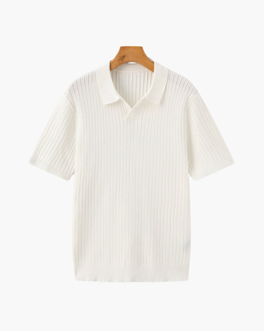 Premium Ribbed Polo-Old Monay