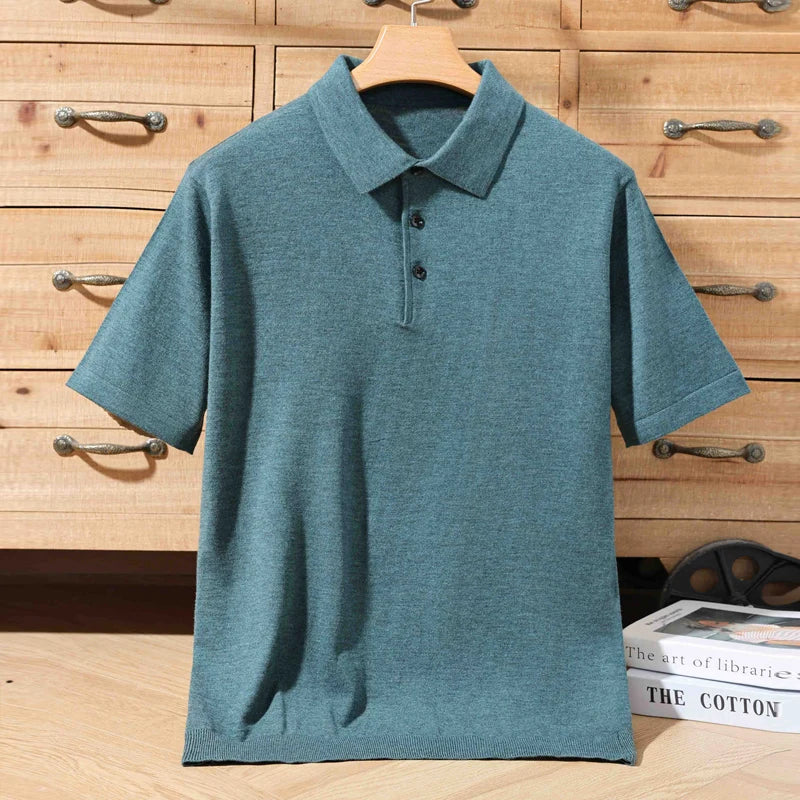 Men’s Wool Knit Business Tee