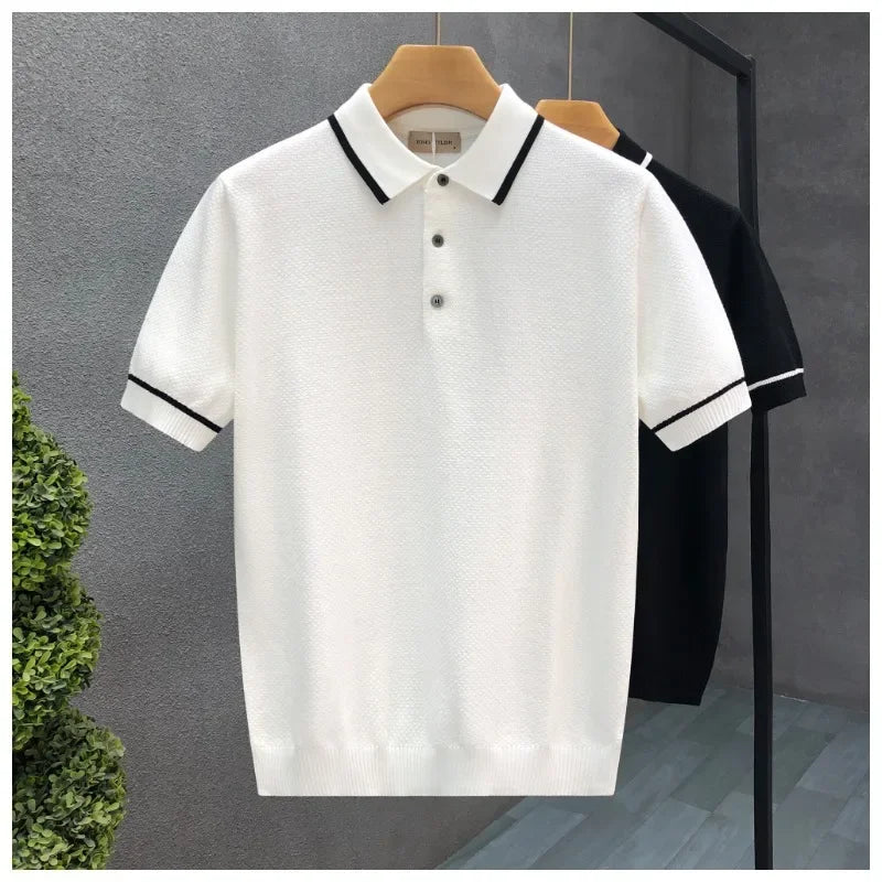 Men’s Lightweight Knitted Polo Shirt