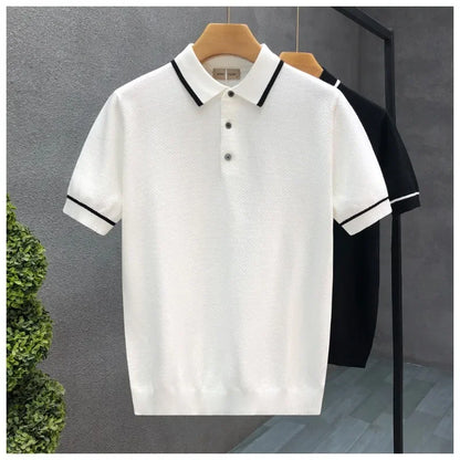 Men’s Lightweight Knitted Polo Shirt