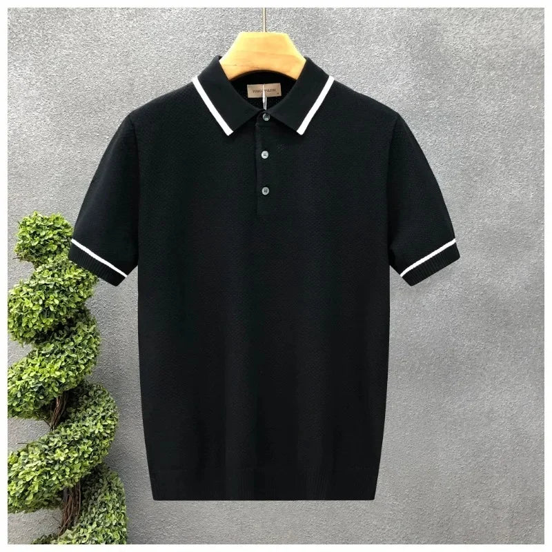 Men’s Lightweight Knitted Polo Shirt