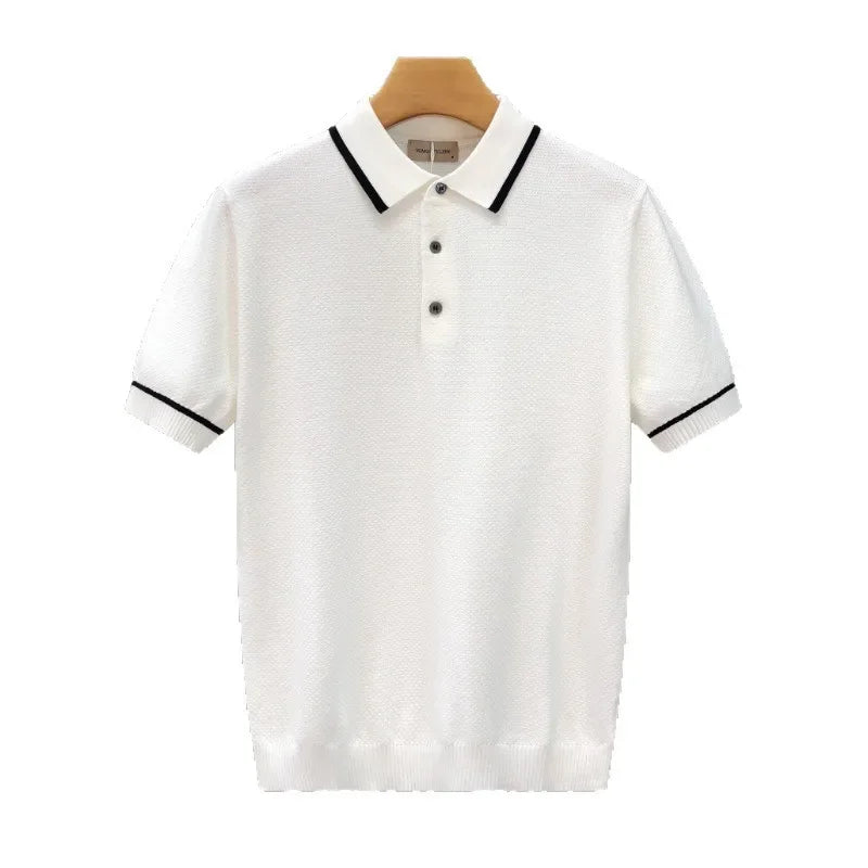 Men’s Lightweight Knitted Polo Shirt