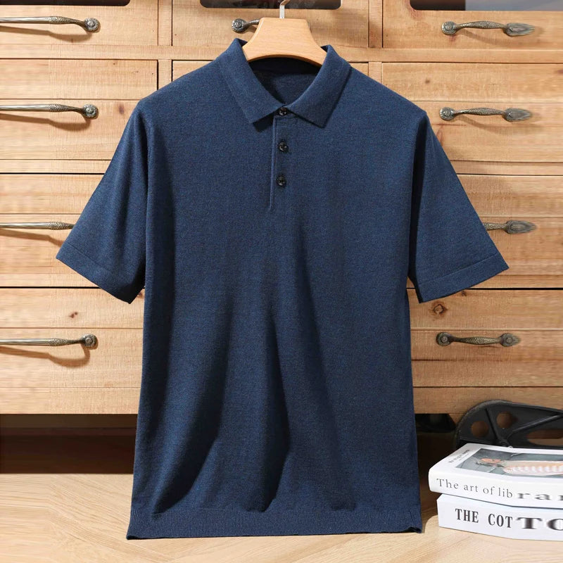 Men’s Wool Knit Business Tee