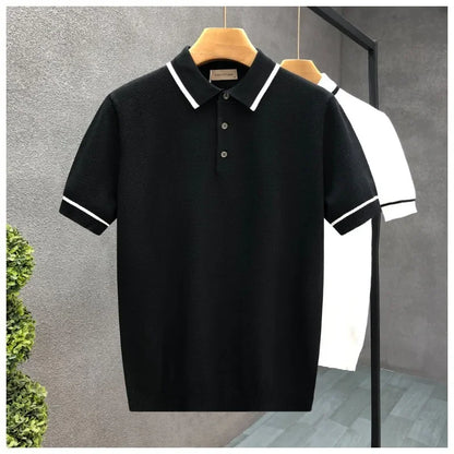 Men’s Lightweight Knitted Polo Shirt