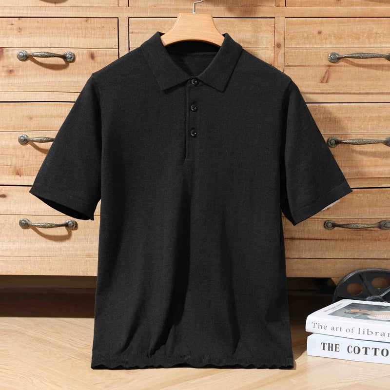 Men’s Wool Knit Business Tee