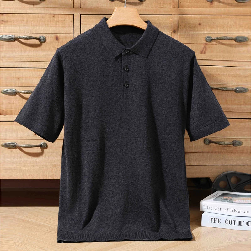 Men’s Wool Knit Business Tee
