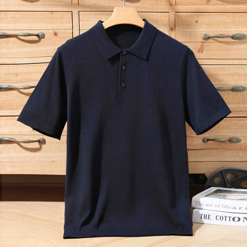 Men’s Wool Knit Business Tee