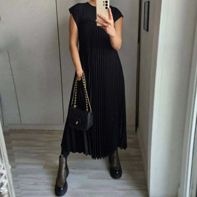 Elegant Pleated Dress – Velin London™
