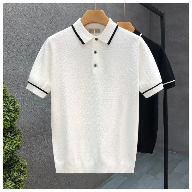 Men’s Lightweight Knitted Polo Shirt