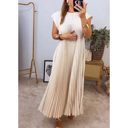Elegant Pleated Dress – Velin London™